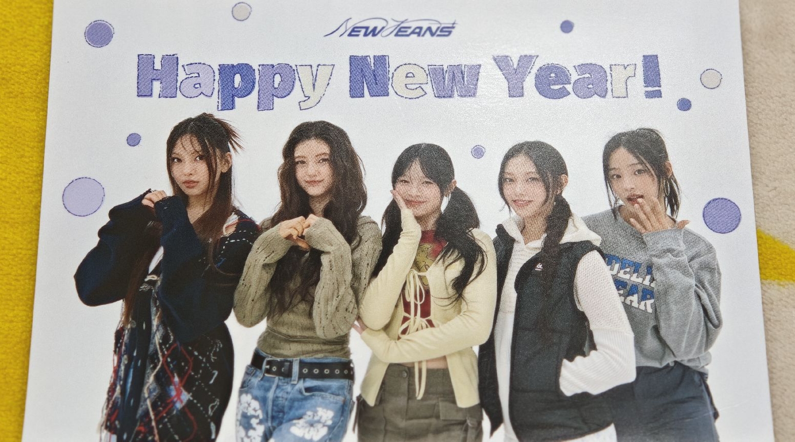NewJeans 日本會員限定 2024年 & 2025年 賀年卡