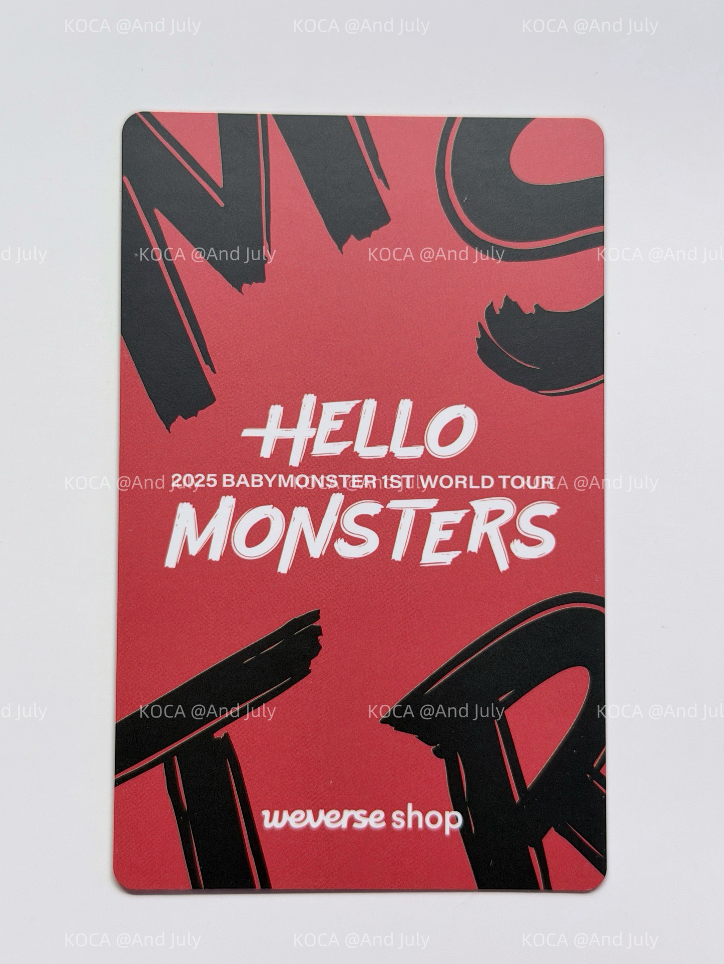 首爾展位 入場卡 / 場限卡