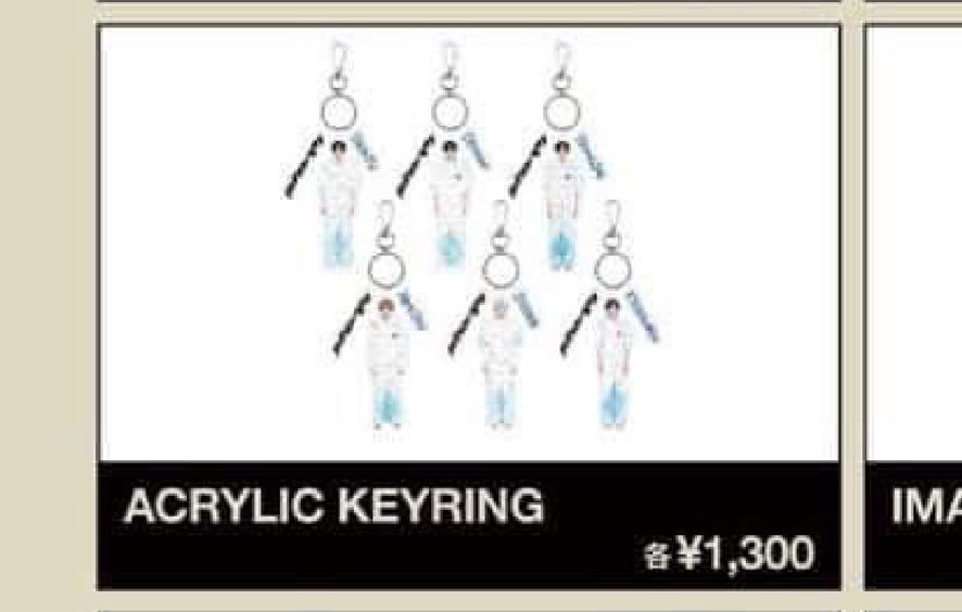 tws 日本場週單人壓克力吊飾
