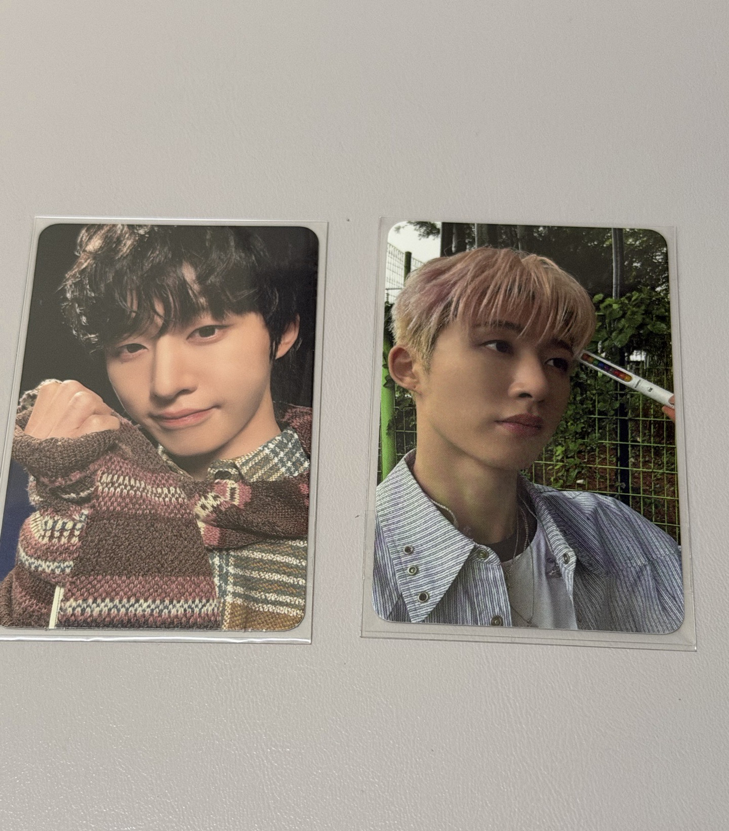 金韓彬B.I黑髮+粉髮卡