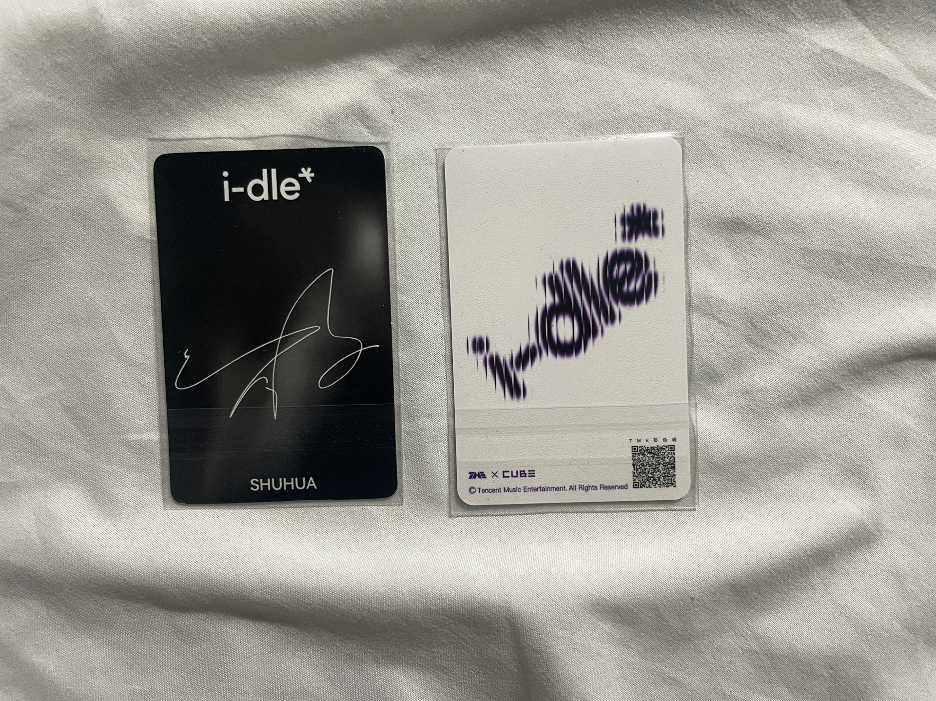 舒華 兩張一起 KFC代言卡 we are 二星星光卡