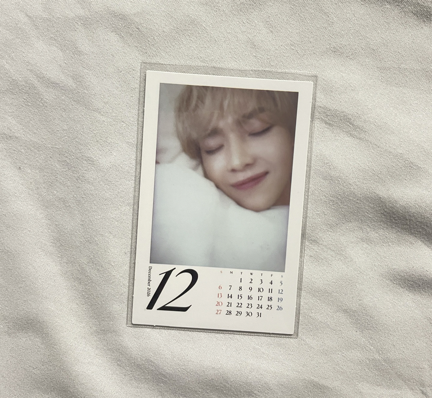 NICHOLAS 2026 年曆卡