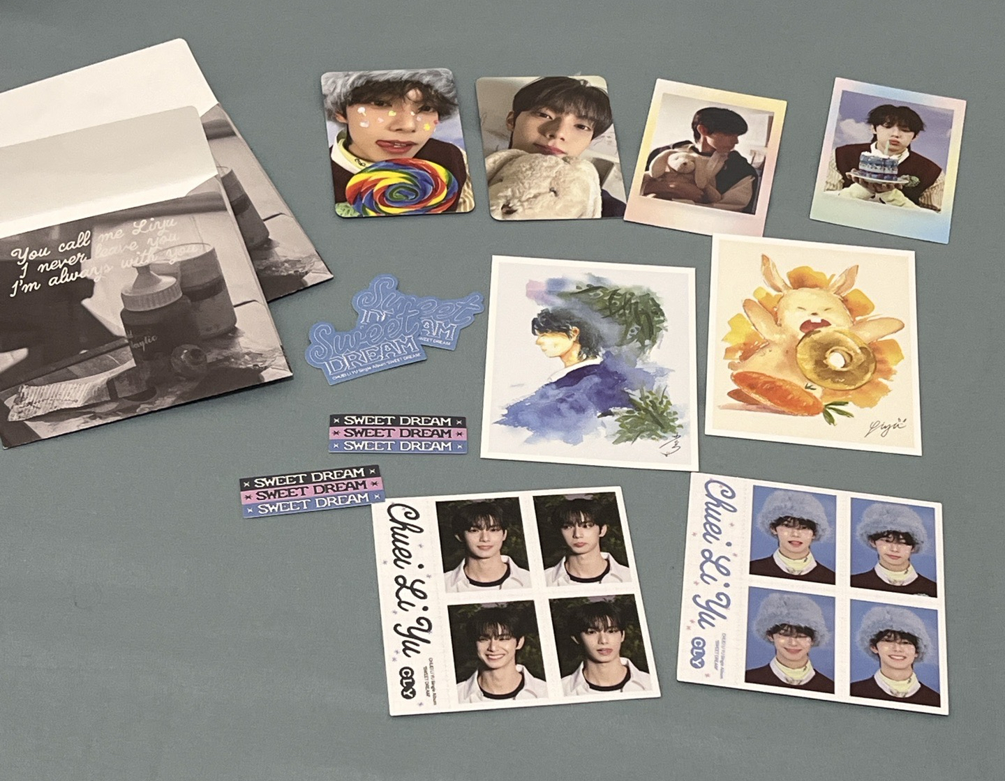 崔立于專輯 隨機內容物 小卡 拍立得 明信片 貼紙