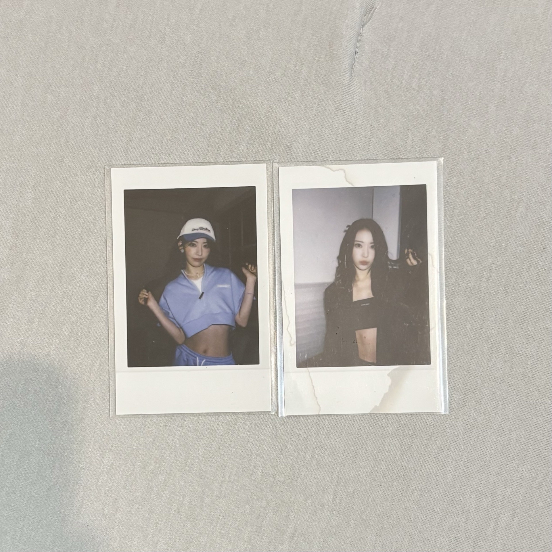 le sserafim 鐵盒拍立得櫻 2張