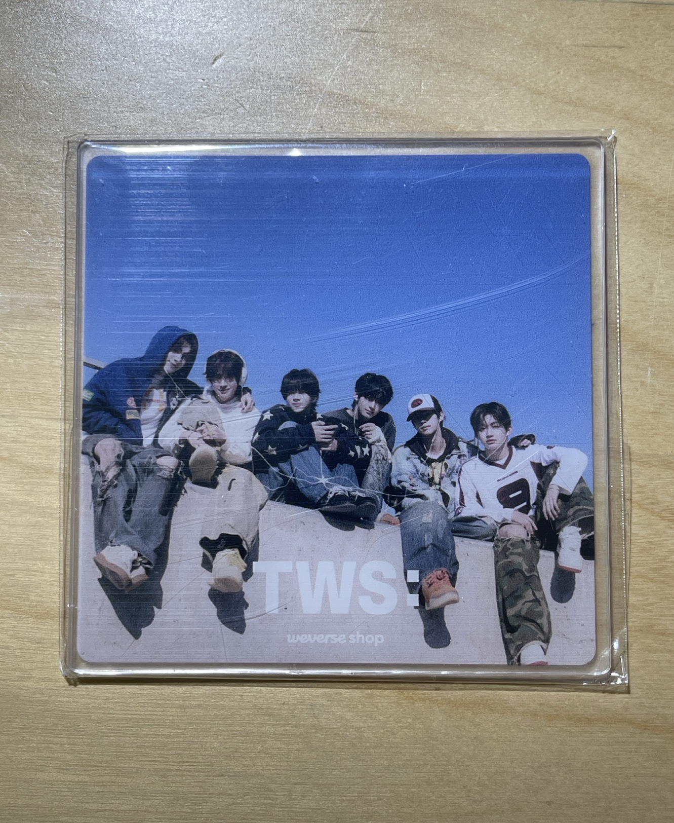 TWS迷三 wvs特典杯墊