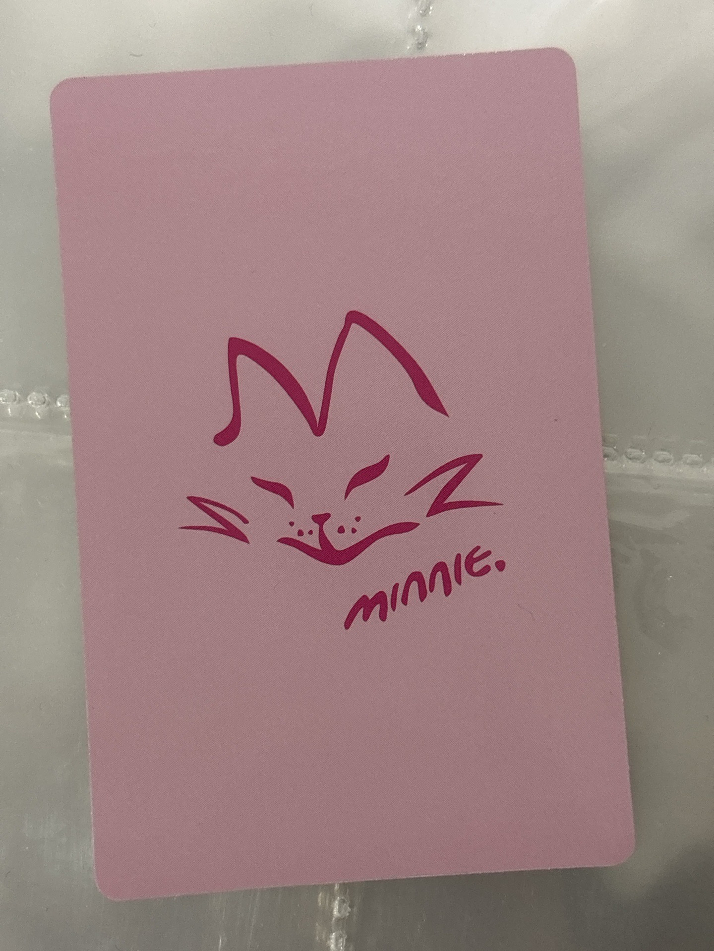 Minnie 黑膠 專卡💛