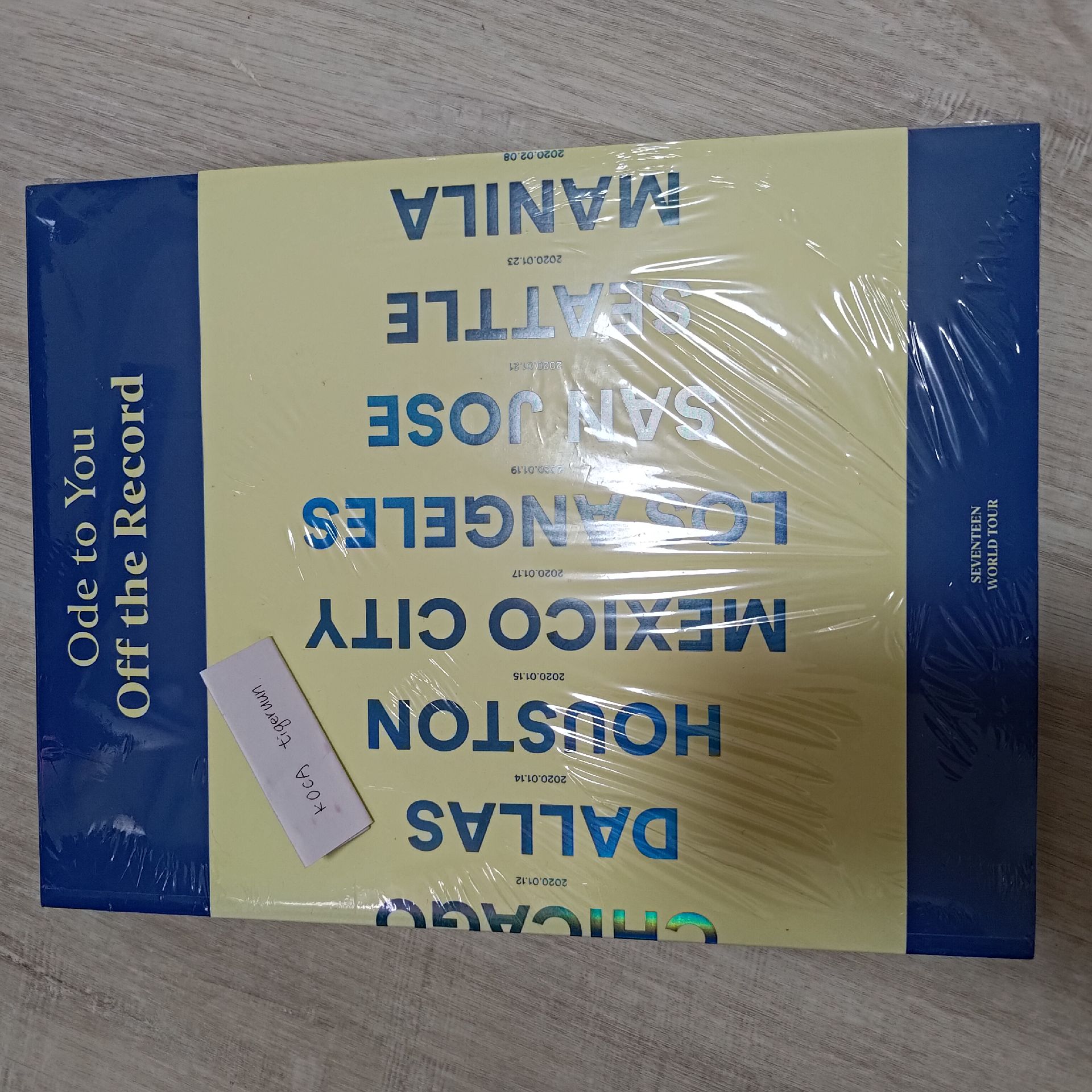 Ode to You 世巡寫真書 無小卡