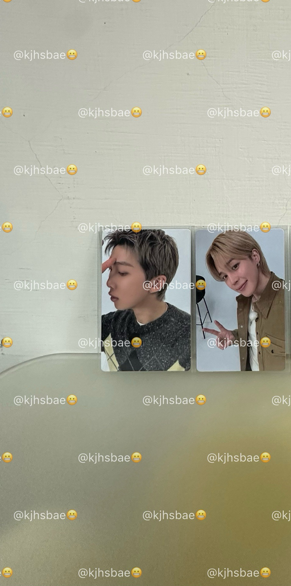 BTS 阿里郎 WVS特典卡 俊 旻 泰