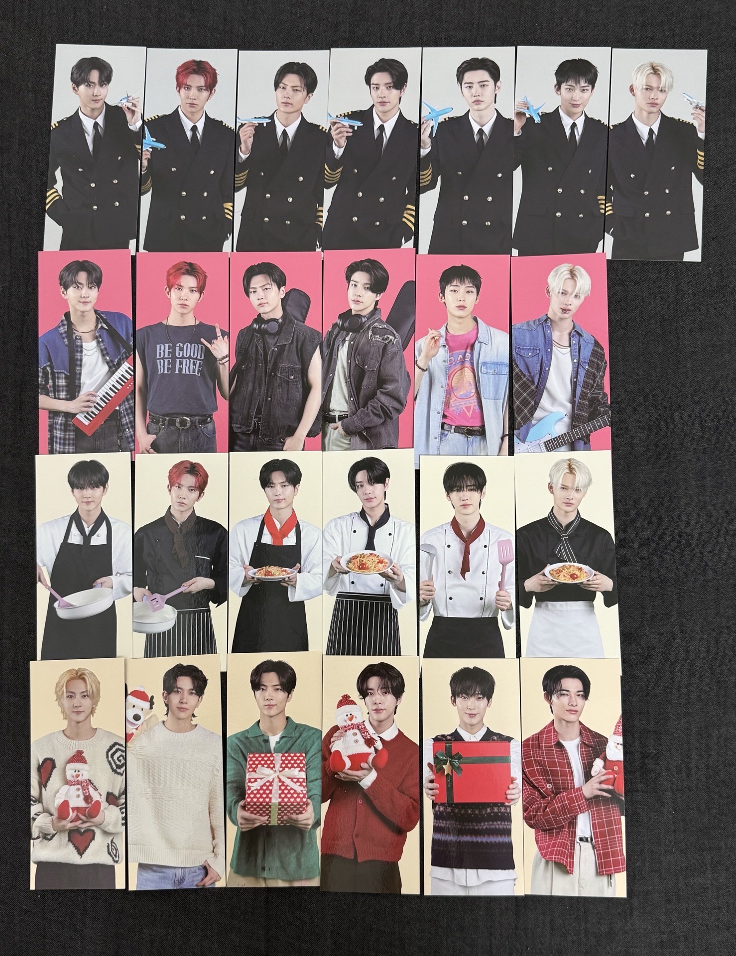 📌enhypen world固配書籤(機長 搖滾 廚師 節日)