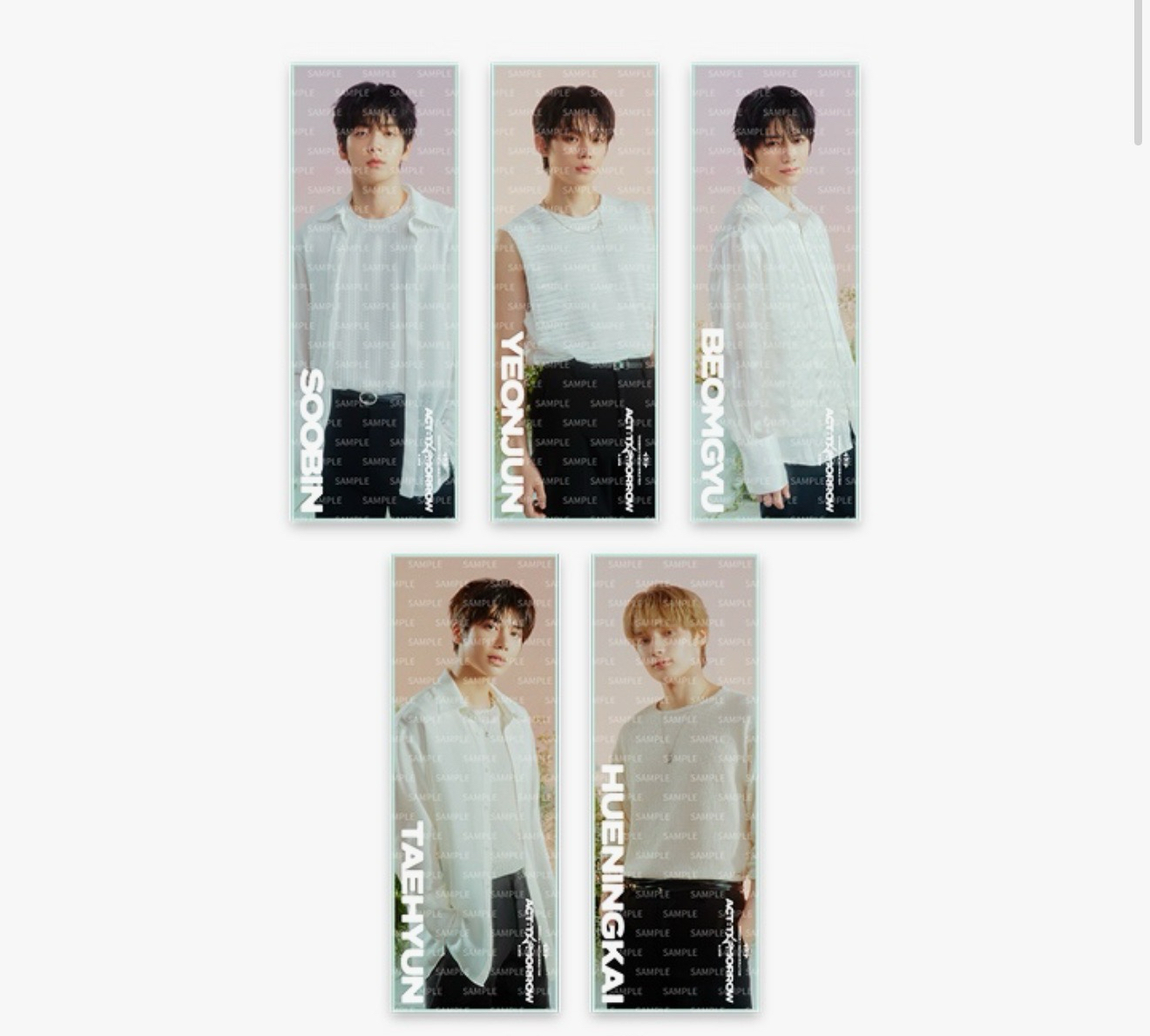 崔杋圭TOMORROW日巡毛巾手幅