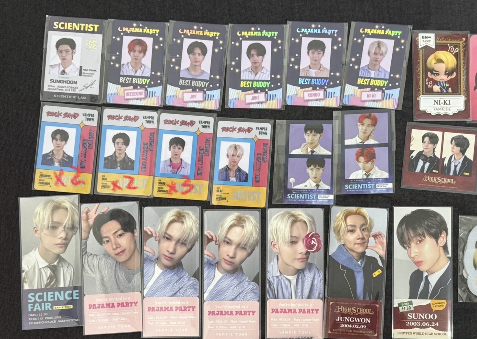 enhypen world 書籤 SP卡未掃