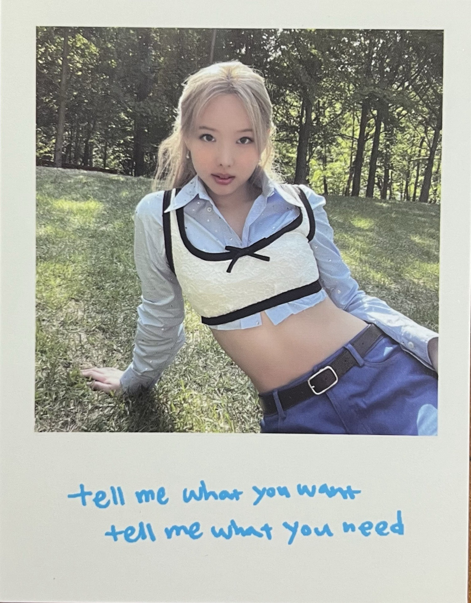 TWICE 迷11 專輯卡 拍立得卡 娜璉