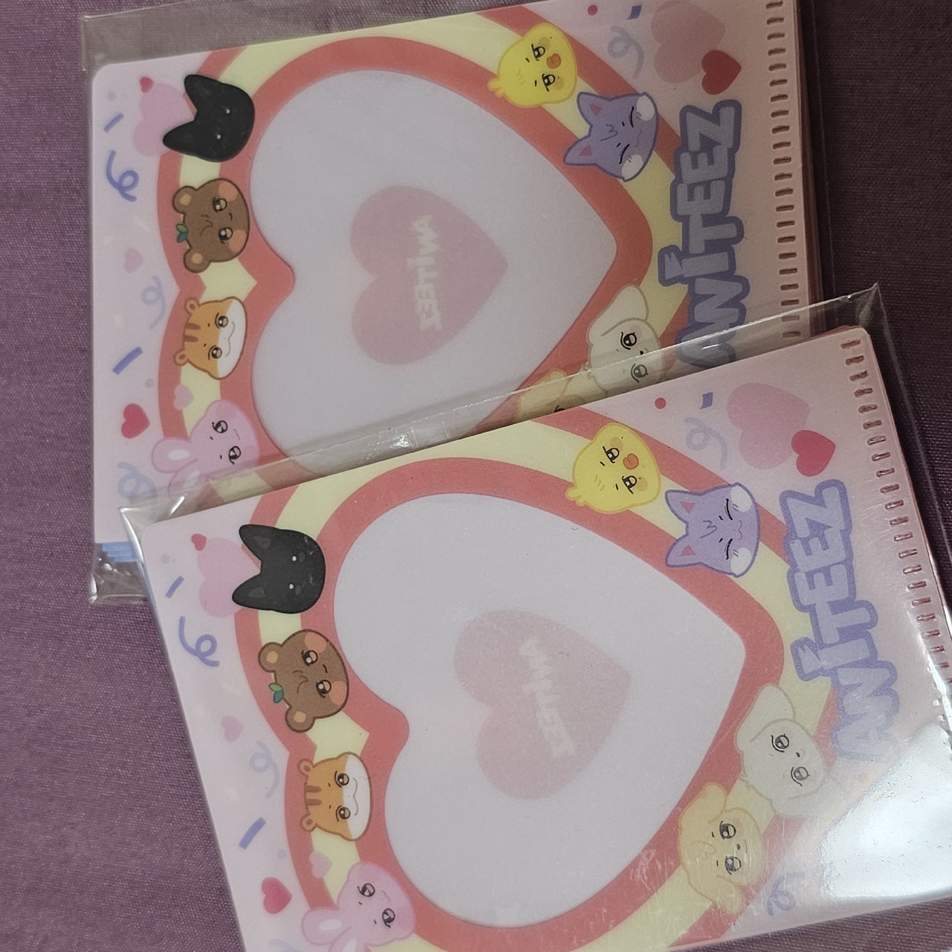 欸泥梯子小卡資料夾AB版都有