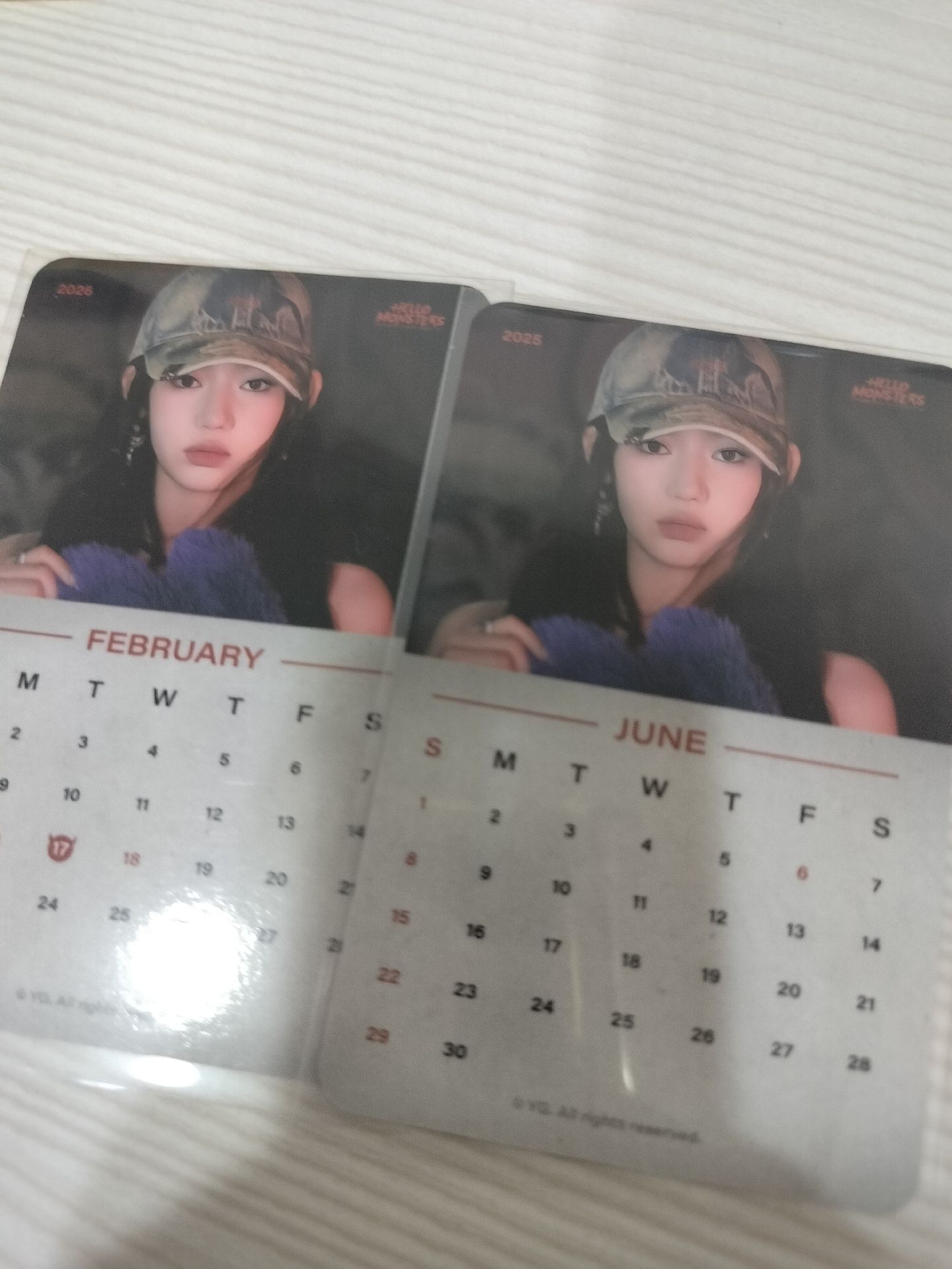 月曆茶 兩張不拆