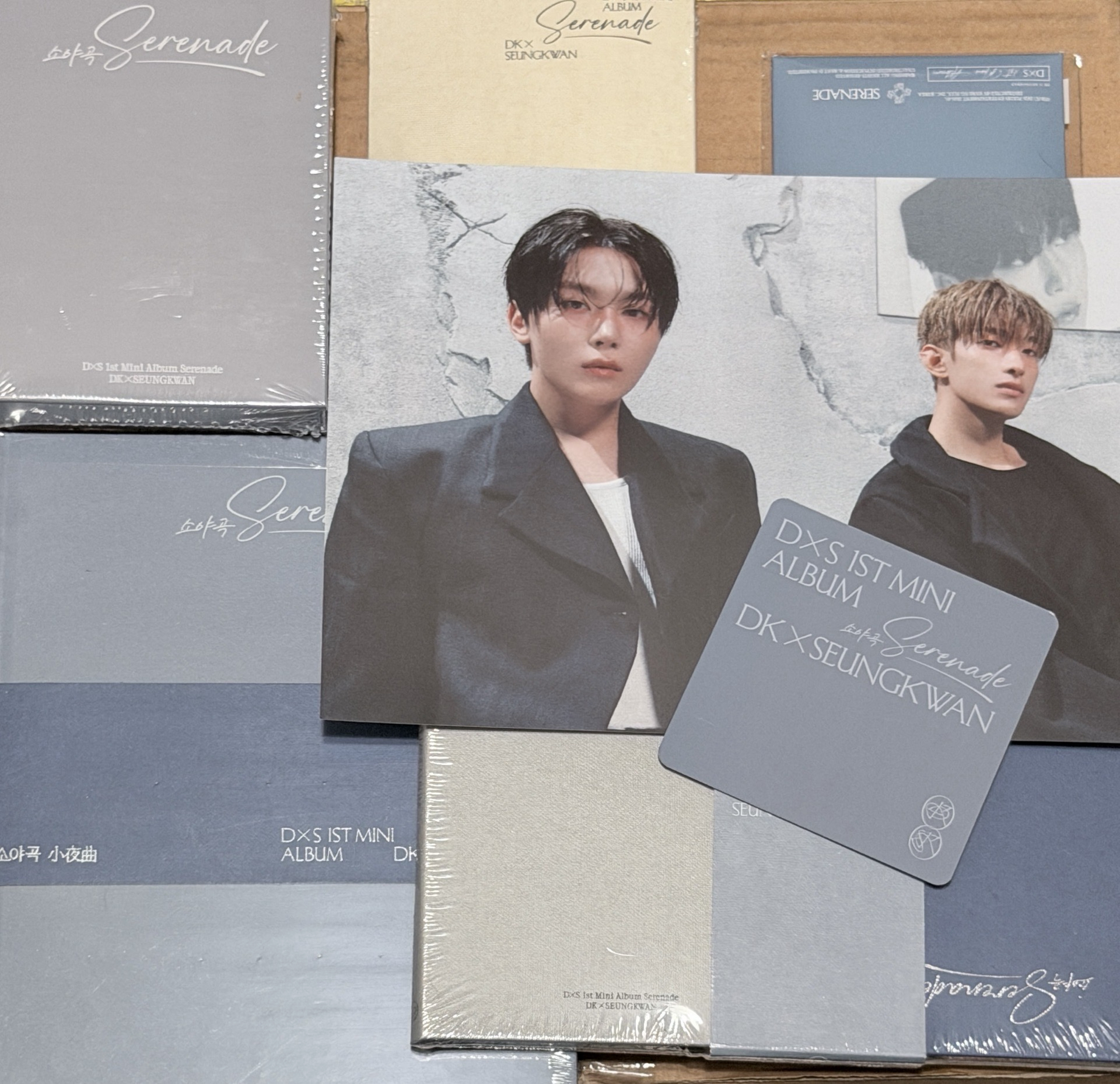 （現貨 全新未拆）seventeen DxS 未拆專 pb專（兩版）+電子專+kit+c盤+sw特典（A5海報+杯墊）