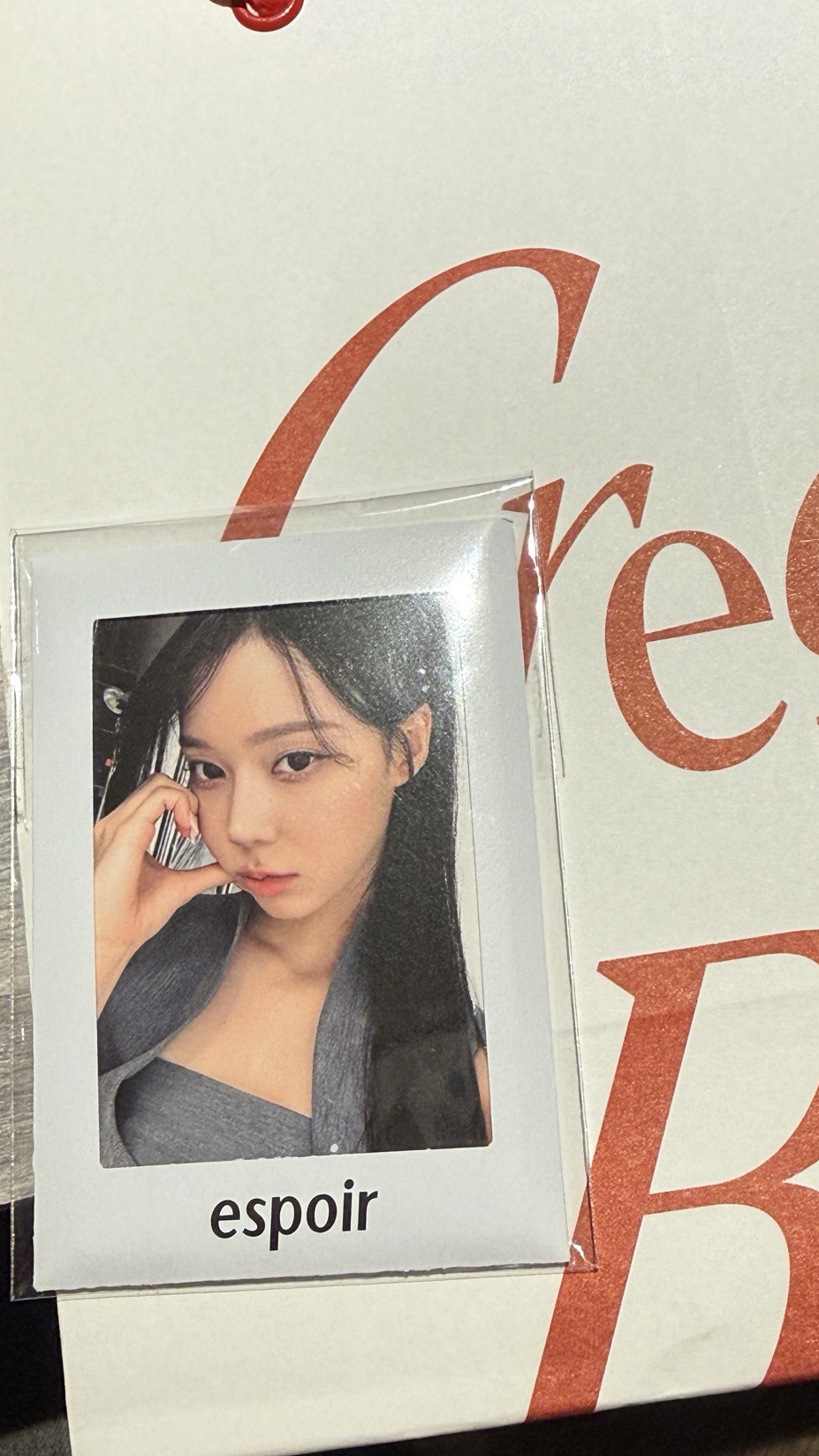 Winter Espoir 5.0代言卡 全新未拆