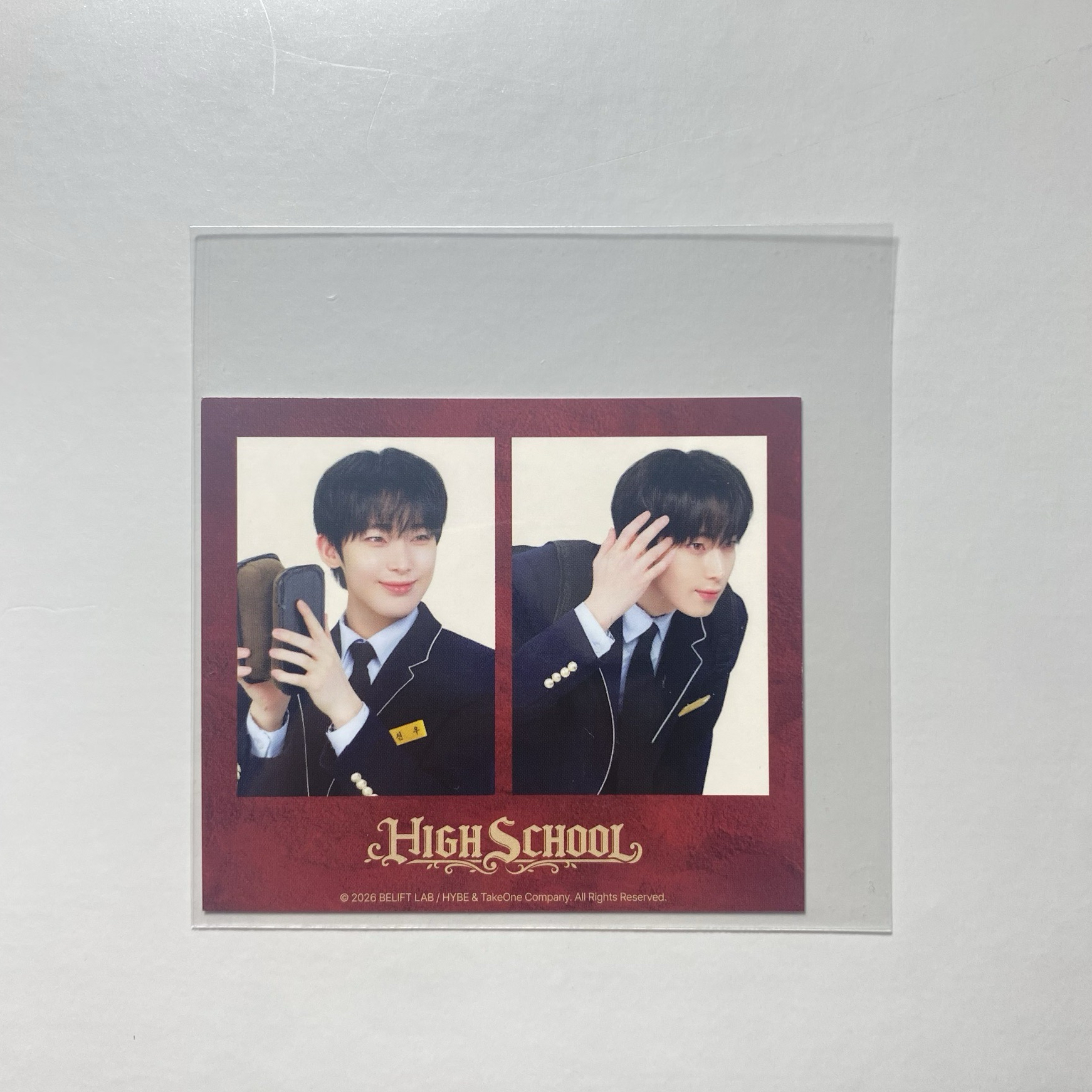 校園制服 兩格照片 滿額卡 可愛禹禹🦊