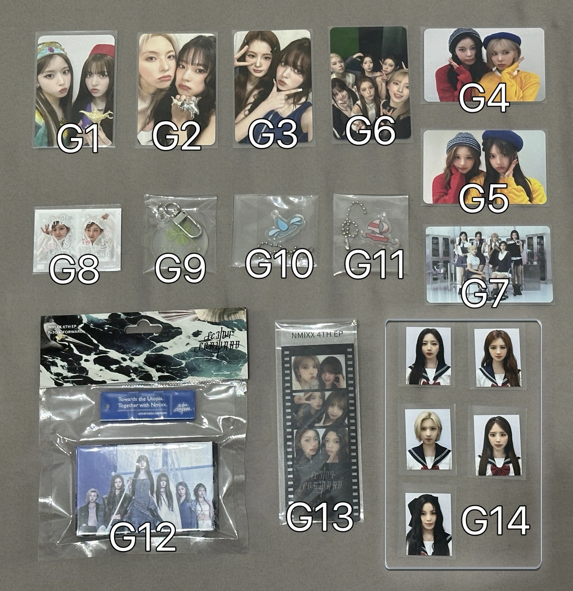 雙人卡、團卡、證件照、周邊小物、電子專