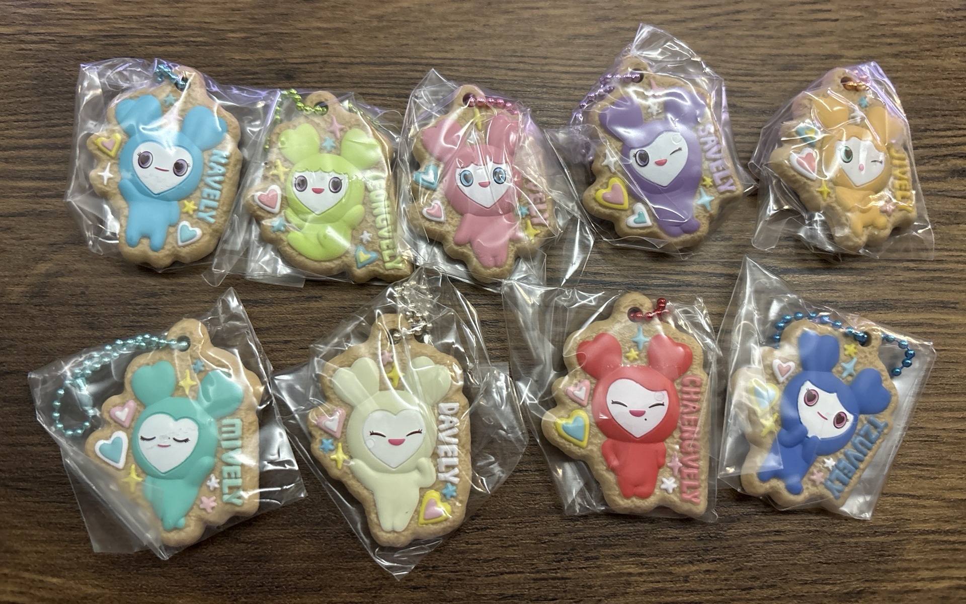 TWICE 萬代食玩 餅乾吊飾