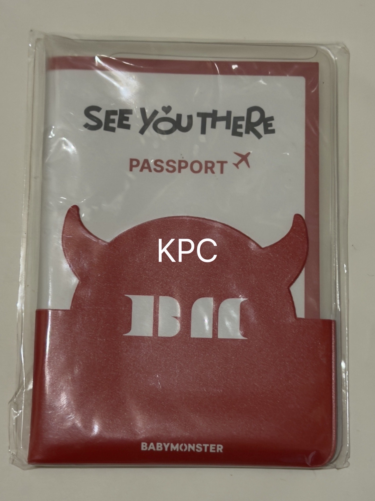 BABYMONSTER 見面會 護照套 全新未拆 內有小卡一套