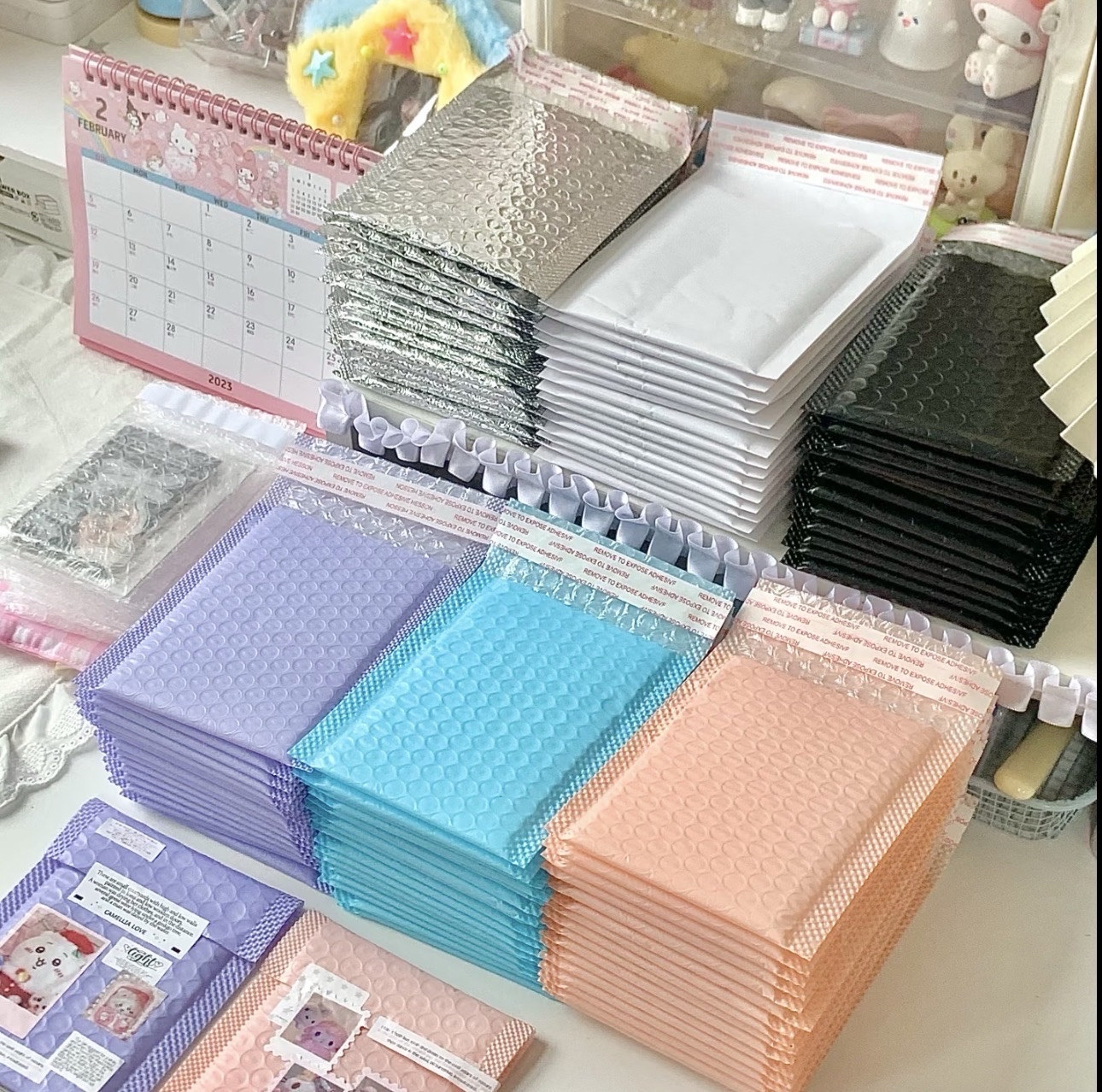 氣泡袋 只有白色～！