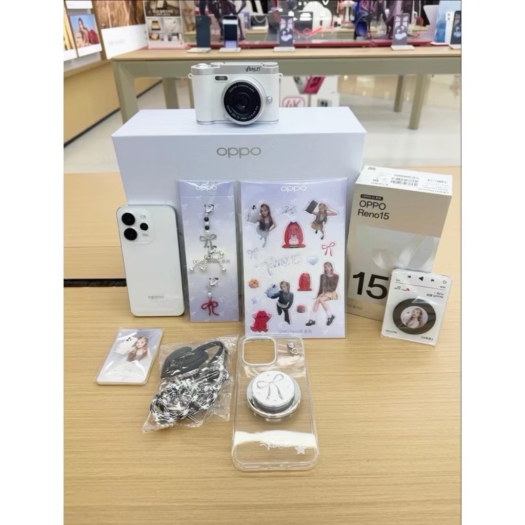全球限量（宋雨琦最新代言） OPPO Reno 15系列星光蝴蝶結限定週邊禮盒