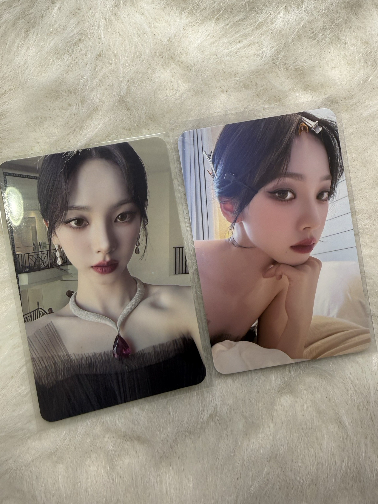 aespa karina my world黑天鵝柚🦢戛納柚 兩張一起