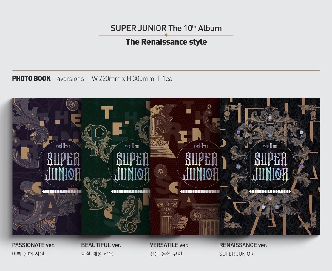 Super Junior 10輯空專含盒子一套4本