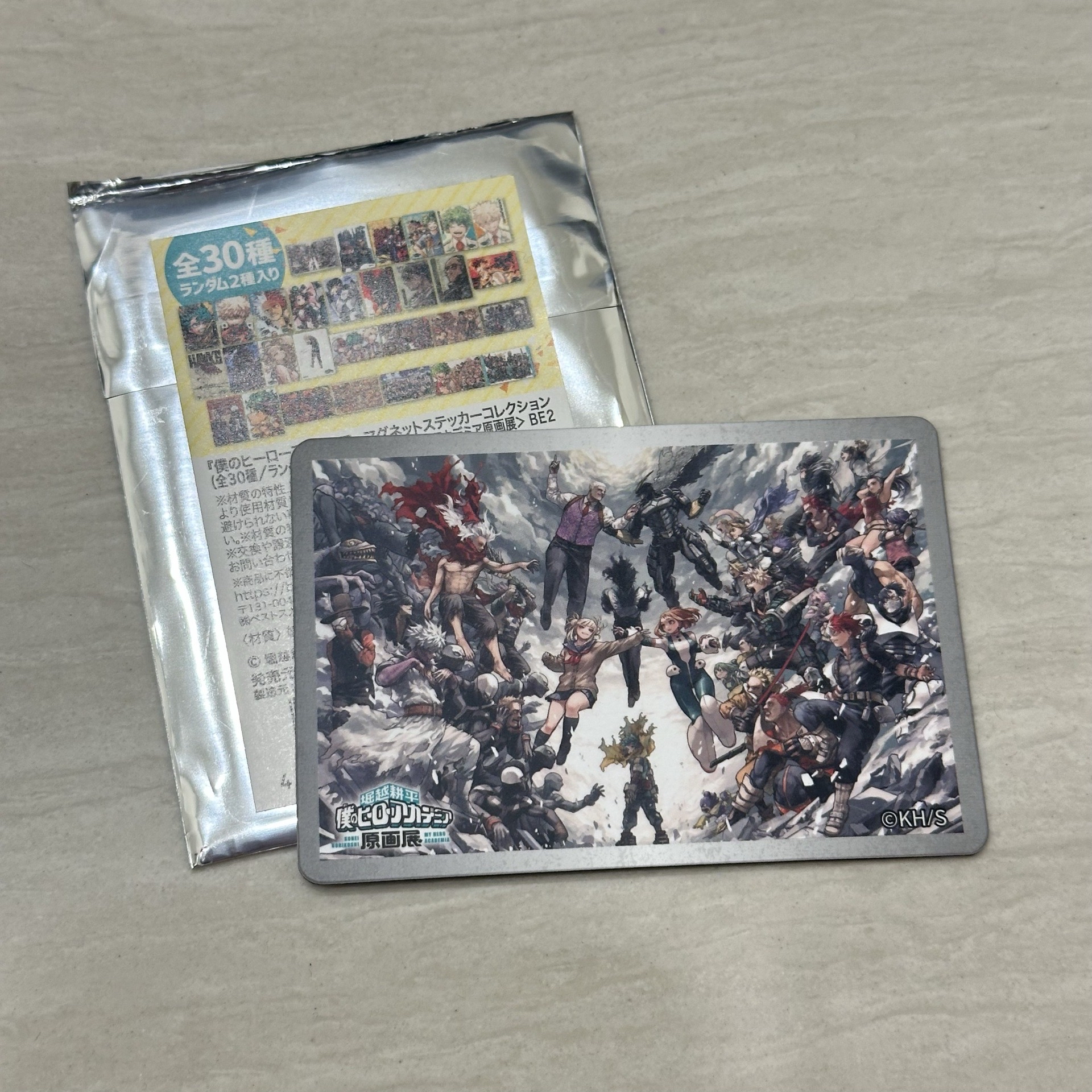 我的英雄學院 原畫展 隨機磁鐵 全員款 主視覺