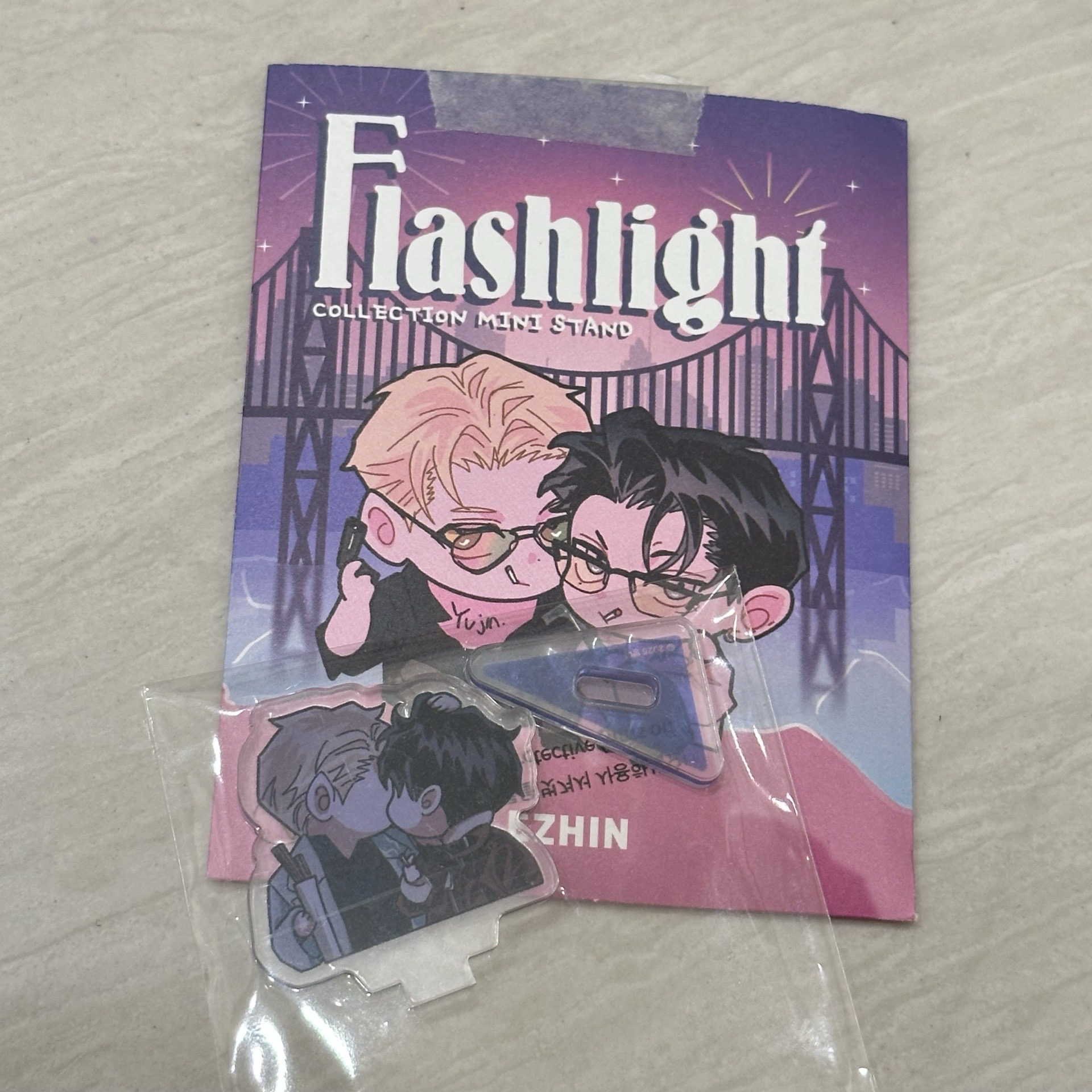 Flashlight 迷你立牌 艾倫+有鎮 雙人款