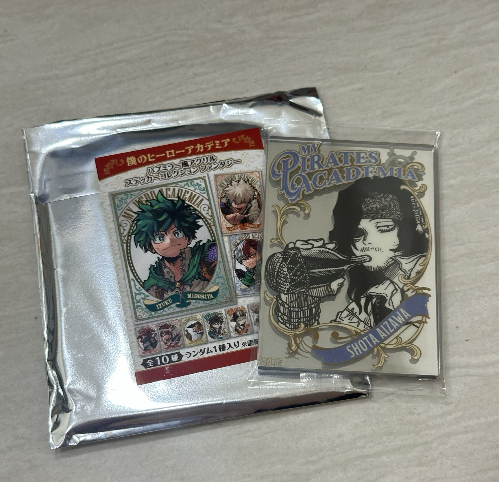 我的英雄學院 壓克力貼紙 抹消磁頭 相澤消太