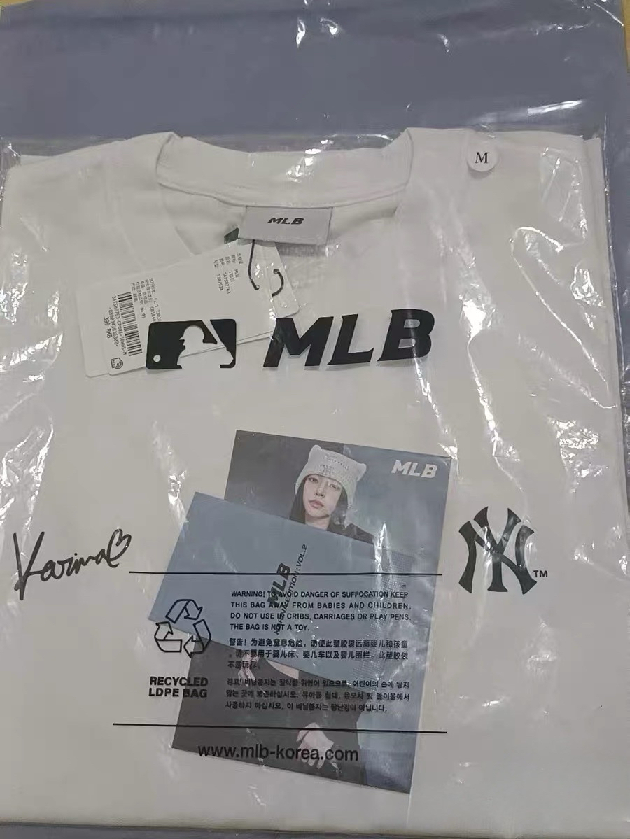 Karina MLB 黑色短袖 白色短袖