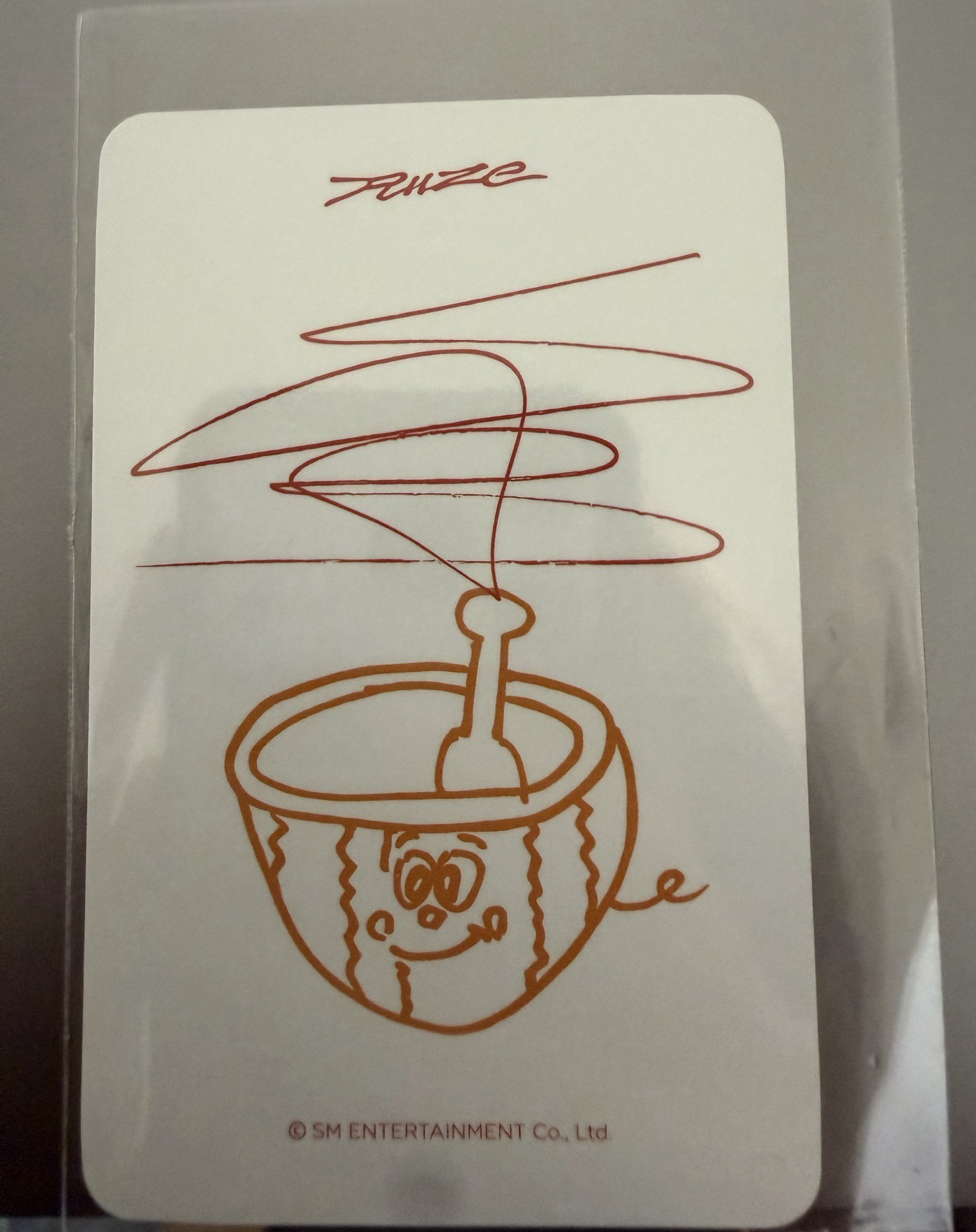 odyssey ms台北合影卡 手繪白背