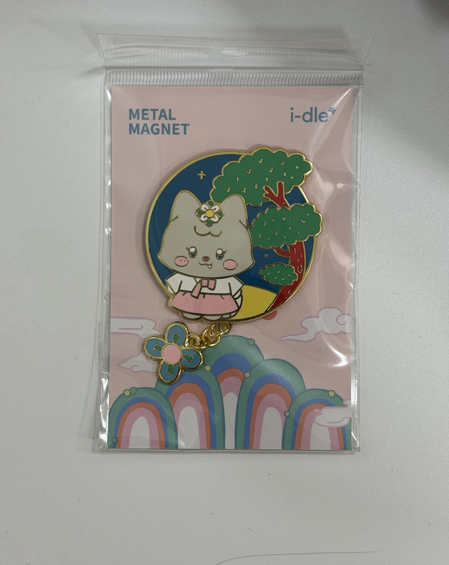 i-dle展覽 舒華磁鐵B版 韓服