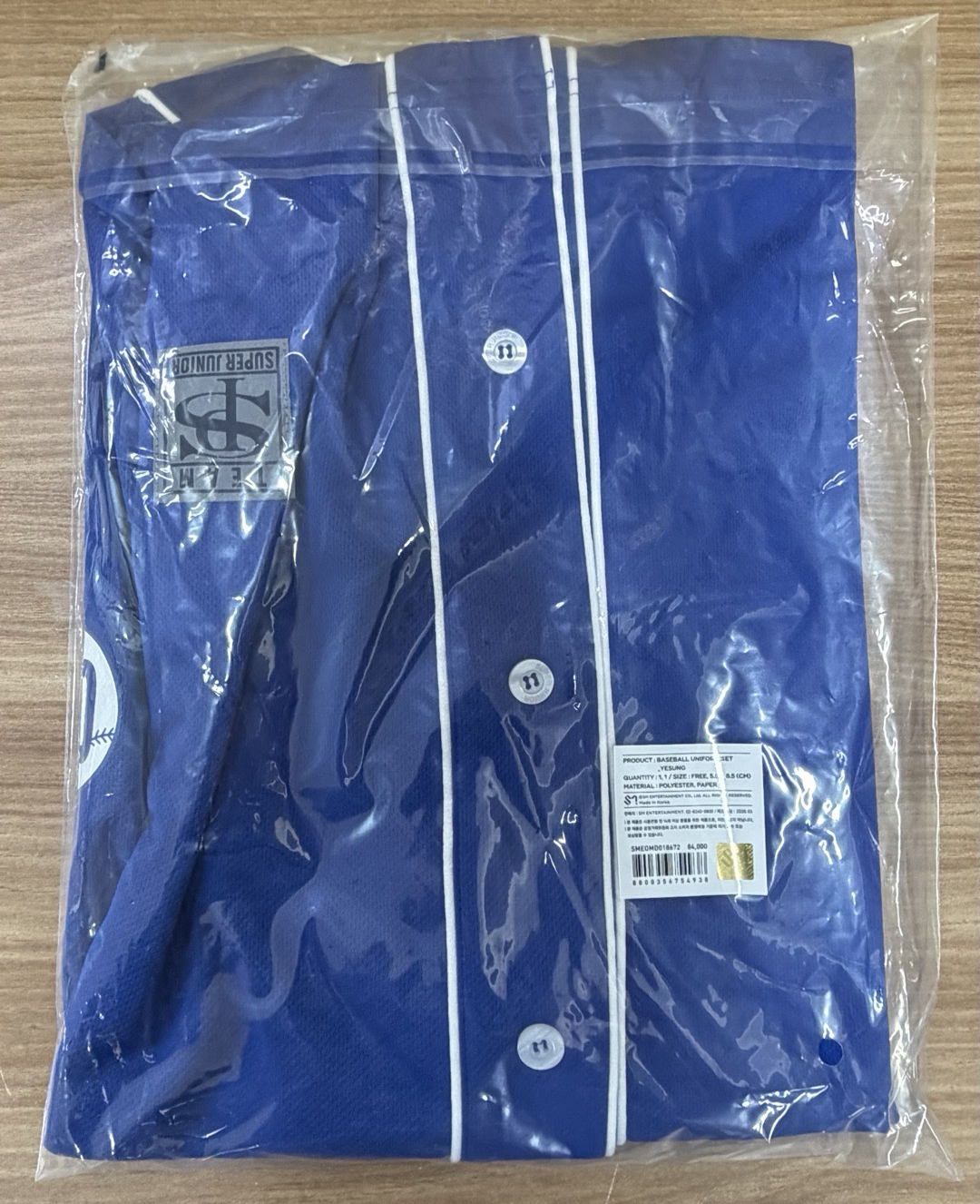 全新現貨 SJ SS10安可 棒球服+卡 藝聲