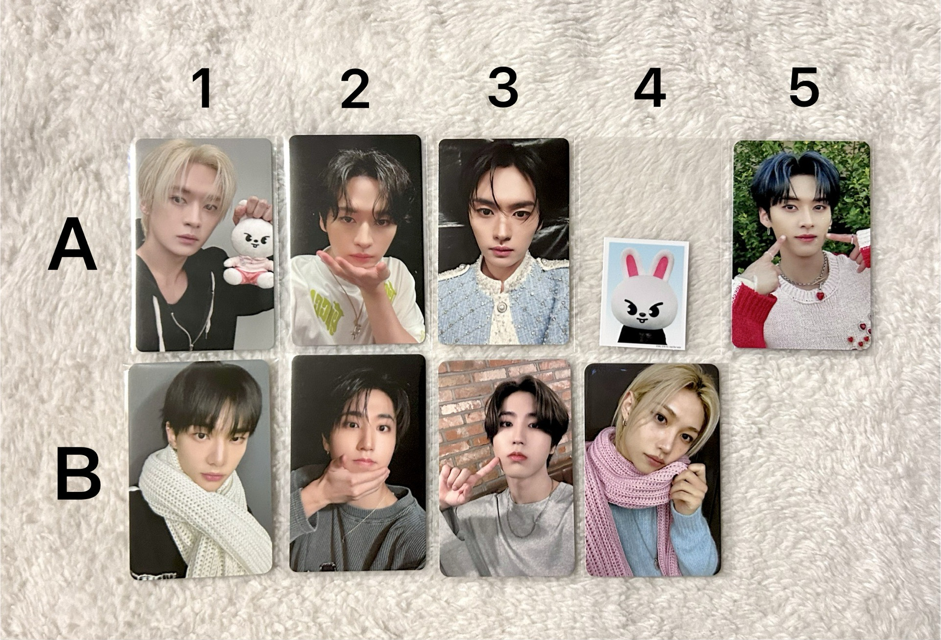 小卡出清 旻🐰辰🥟城🐿️菲🐥