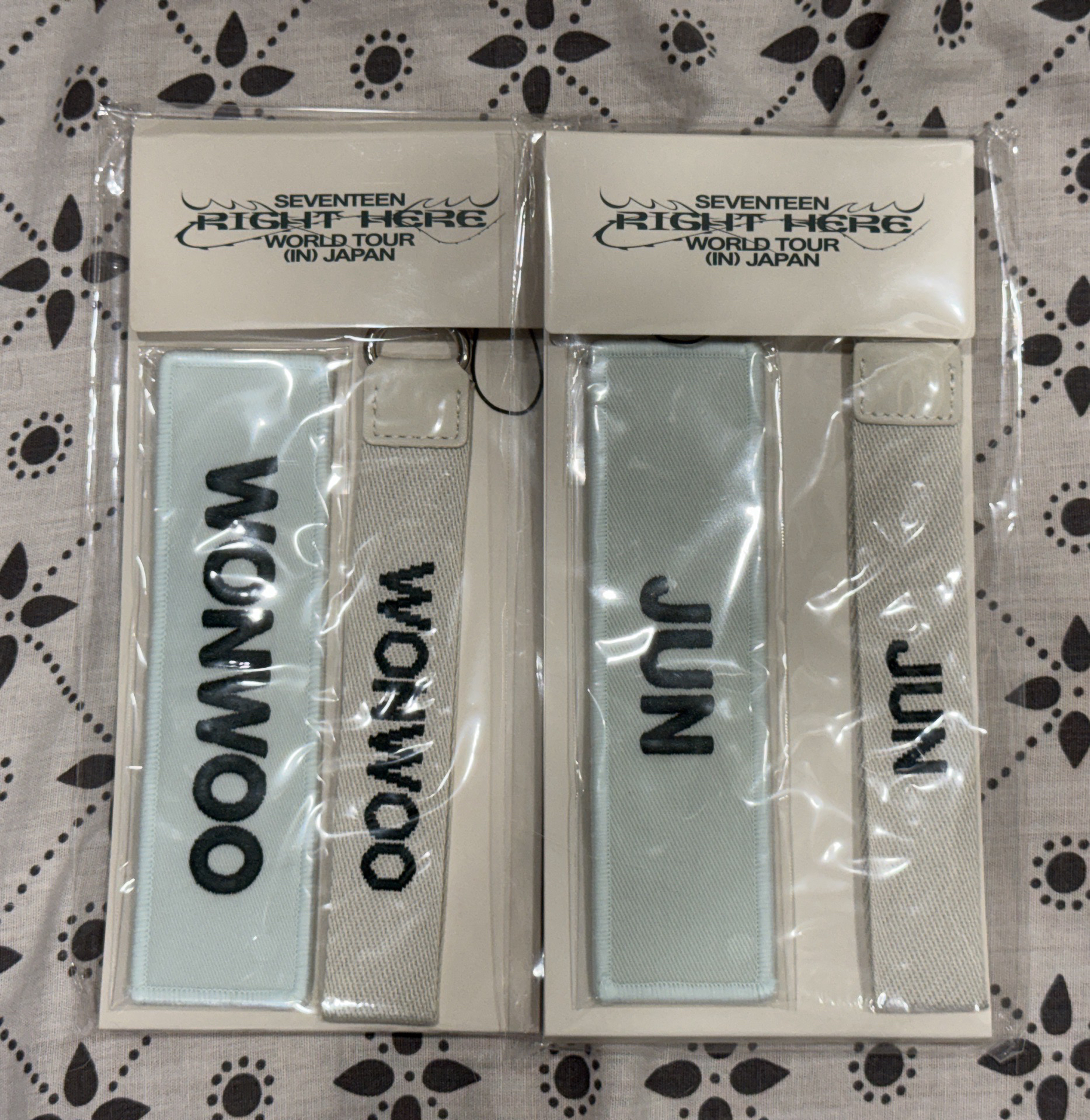 RIGHT HERE日巡周邊 Wappen Badge&Multi Strap掛繩名條 JUN 文俊輝