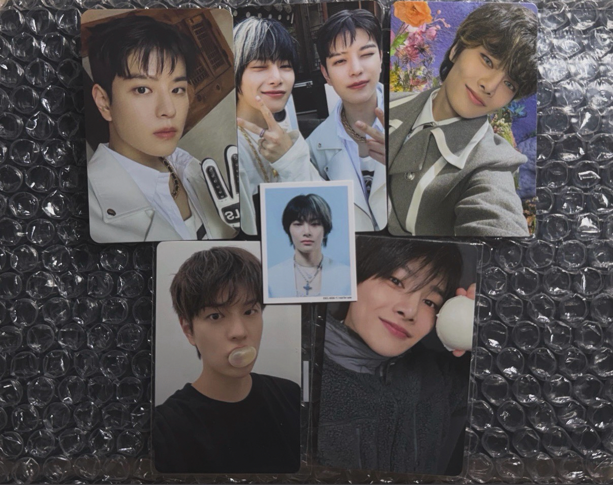 梁精寅 I.N 金昇玟 Seungmin 證件照 魔法學院滿額卡 視聽會特典