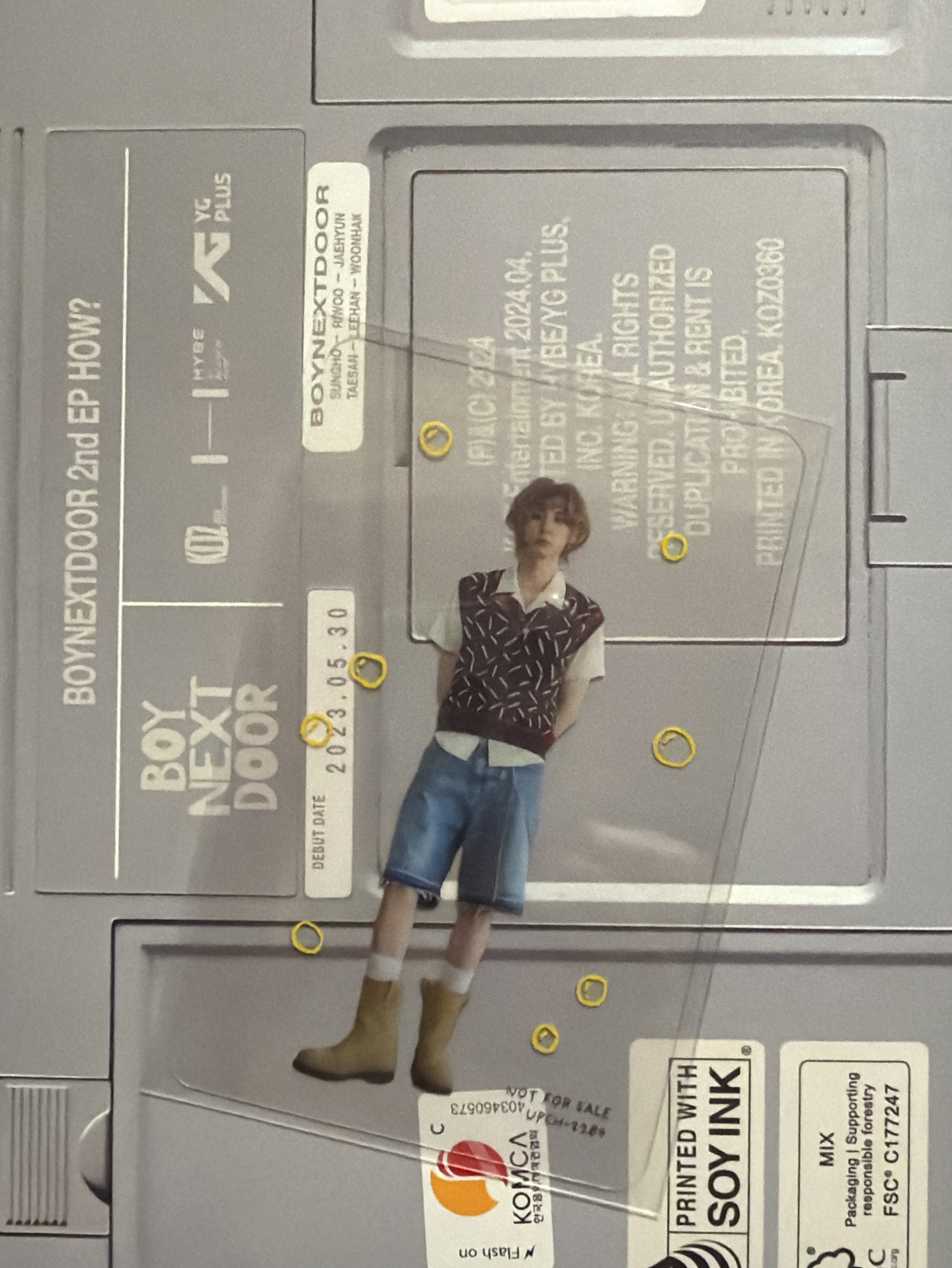 BOYLIFE 專輯卡 單封版 透卡 5