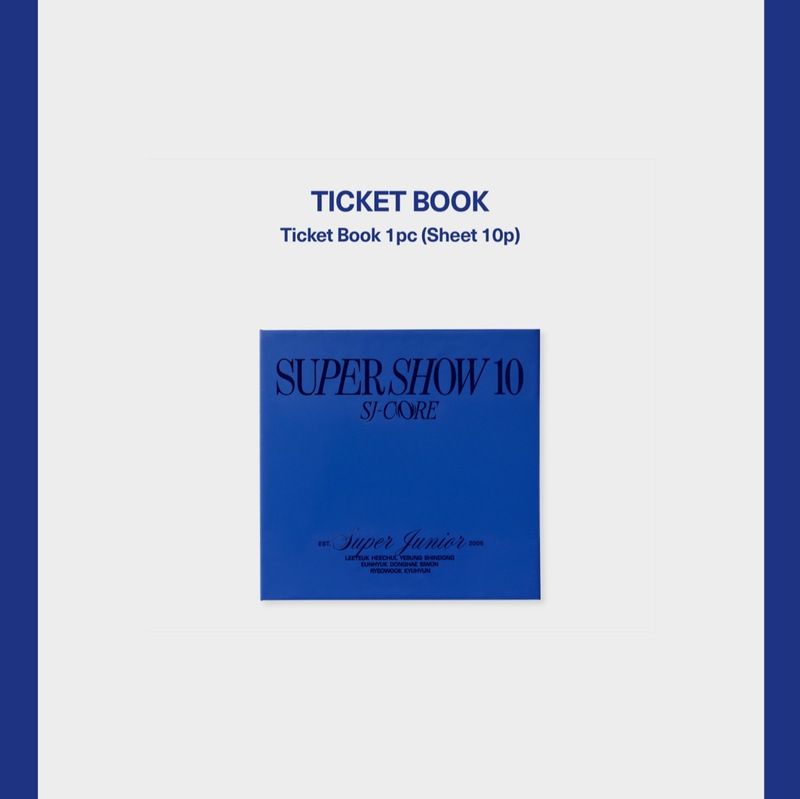 «線上預購» SJ SS10🇰🇷安可場 票券冊