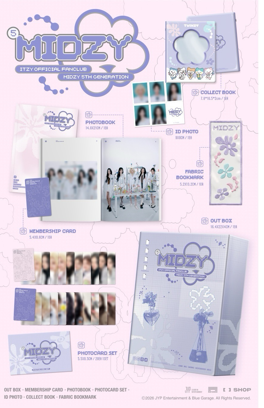 ITZY五期會員禮 拆售 個人set+雙人卡（無留）