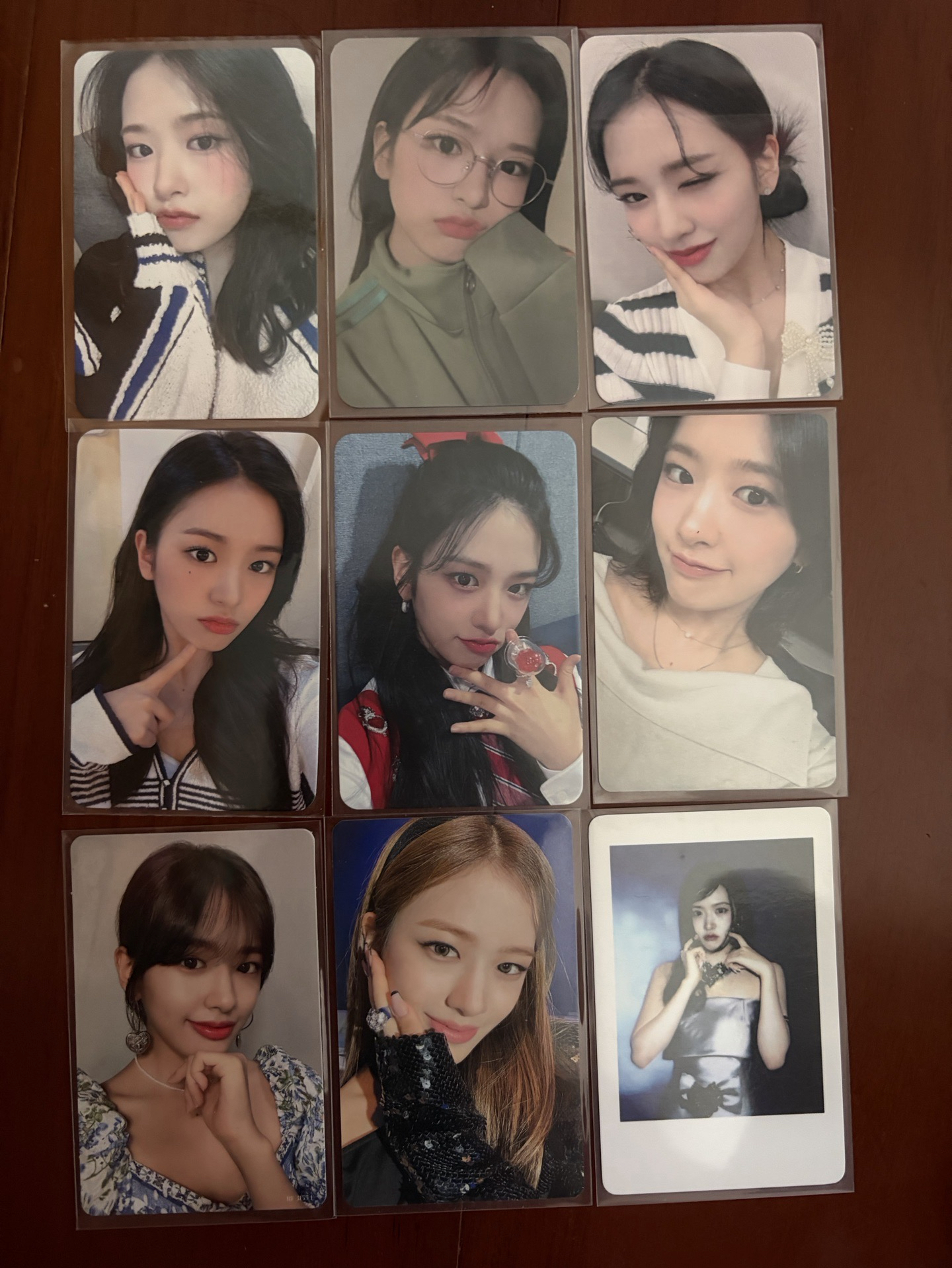 俞真 特典卡 共9張 眼鏡安 雅加達安