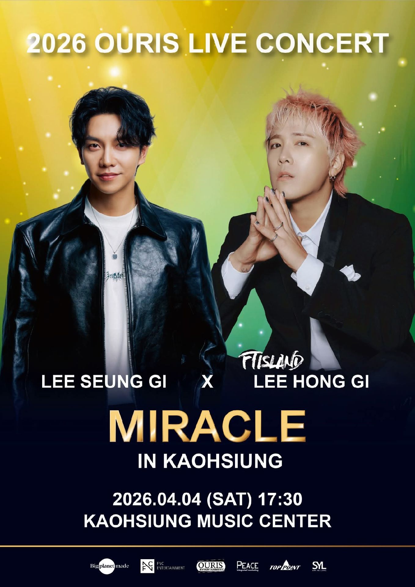 OURIS LIVE CONCERT【MIRACLE】IN KAOHSIUNG