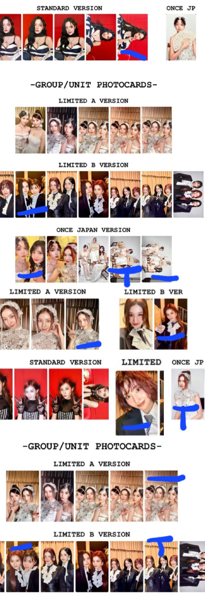 A+B+OJ會員盤 全專含特典無應募 ，小卡可自選