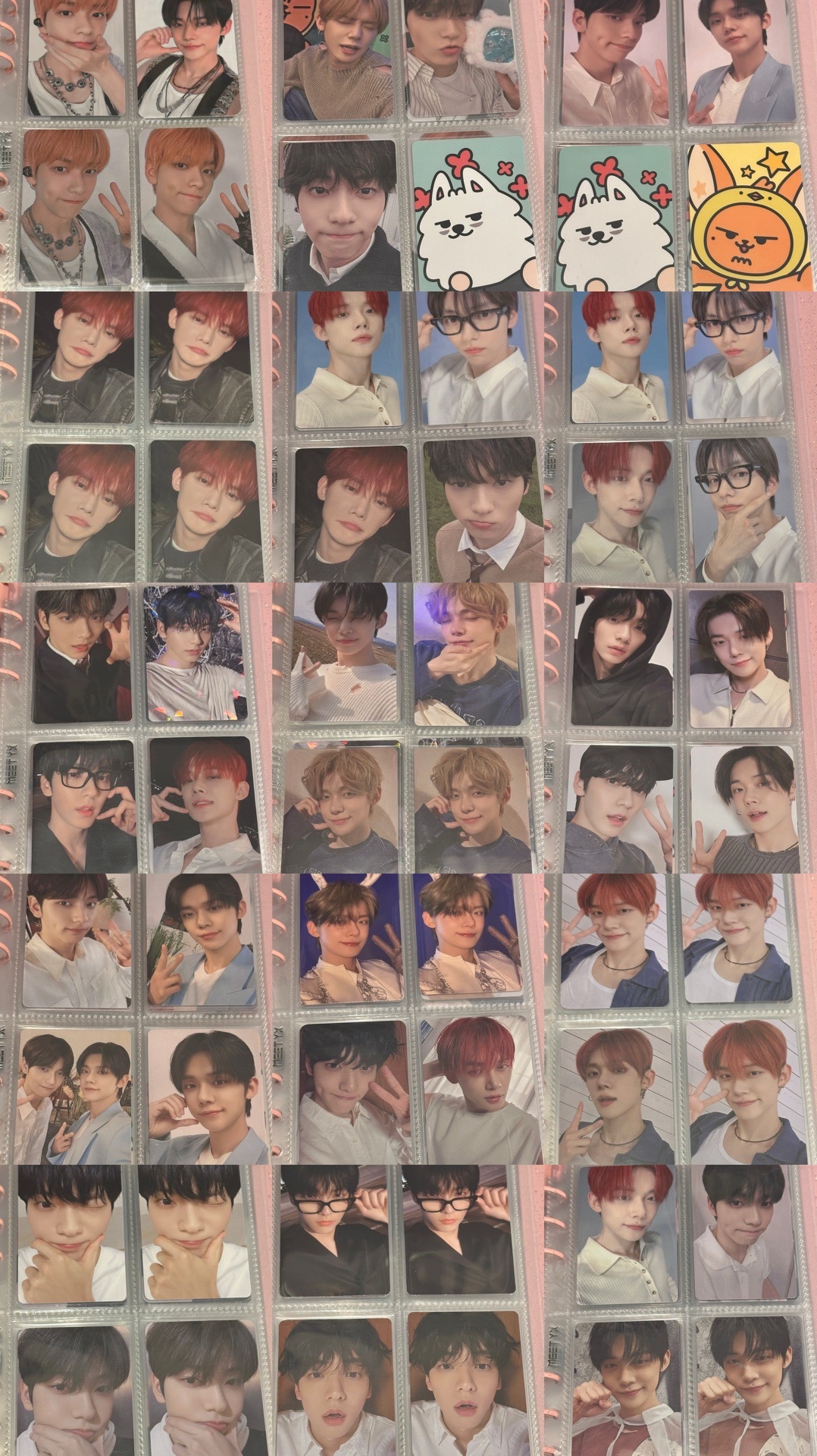 TXT 多迷七 然竣秀彬卡盤 直拍送淡顏彩春