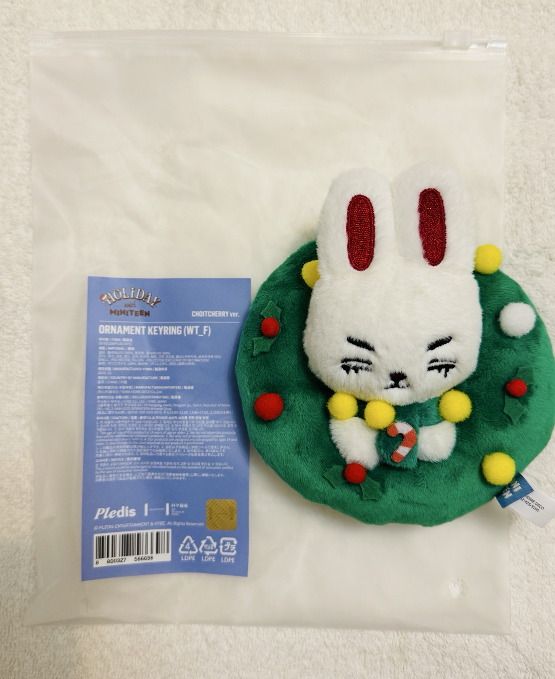 MINITEEN 聖誕花圈 吊飾 聖誕襪