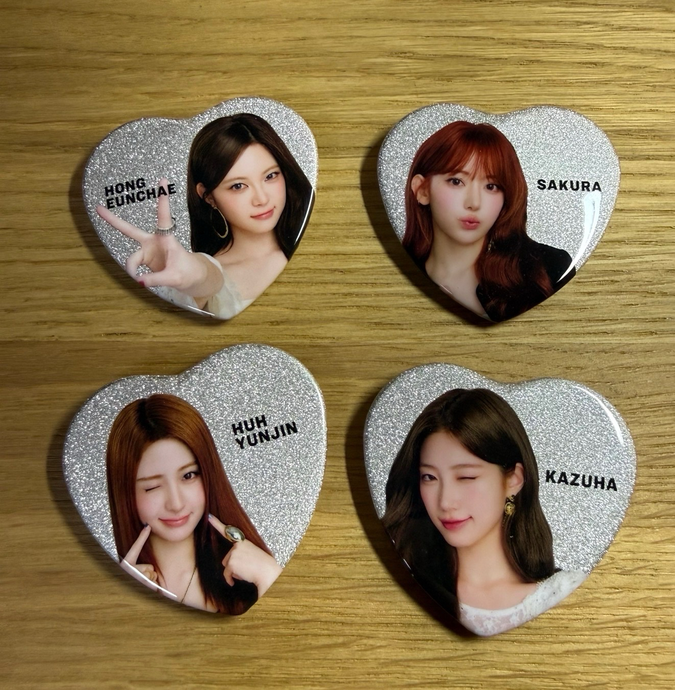 東蛋徽章 愛心星沙款 葉 