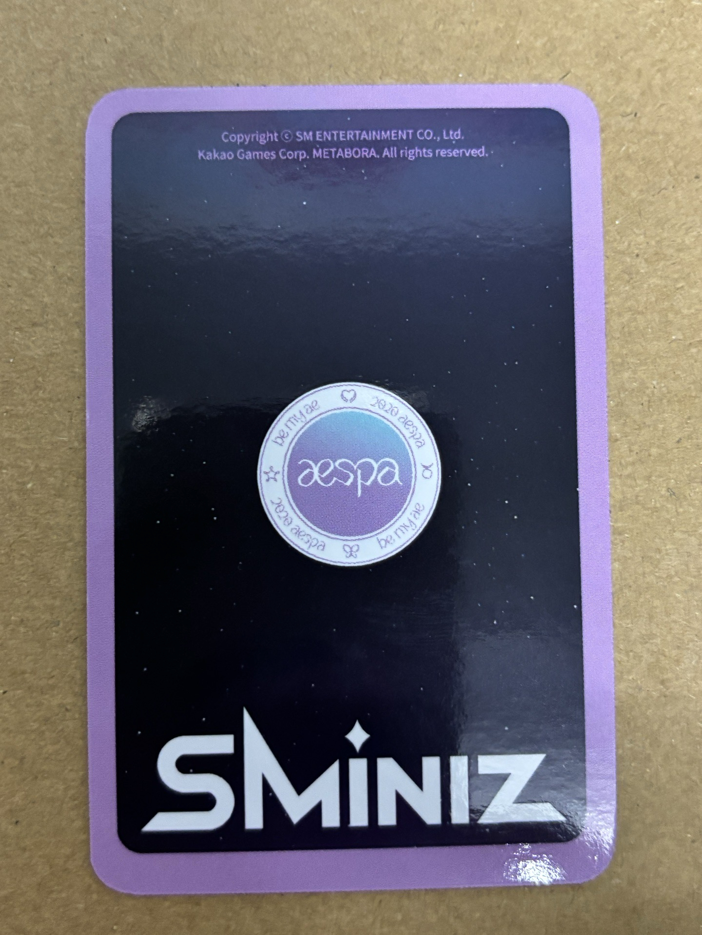 aespa Winter 冬天 SMiniz曠野快閃 任務卡 冬-31