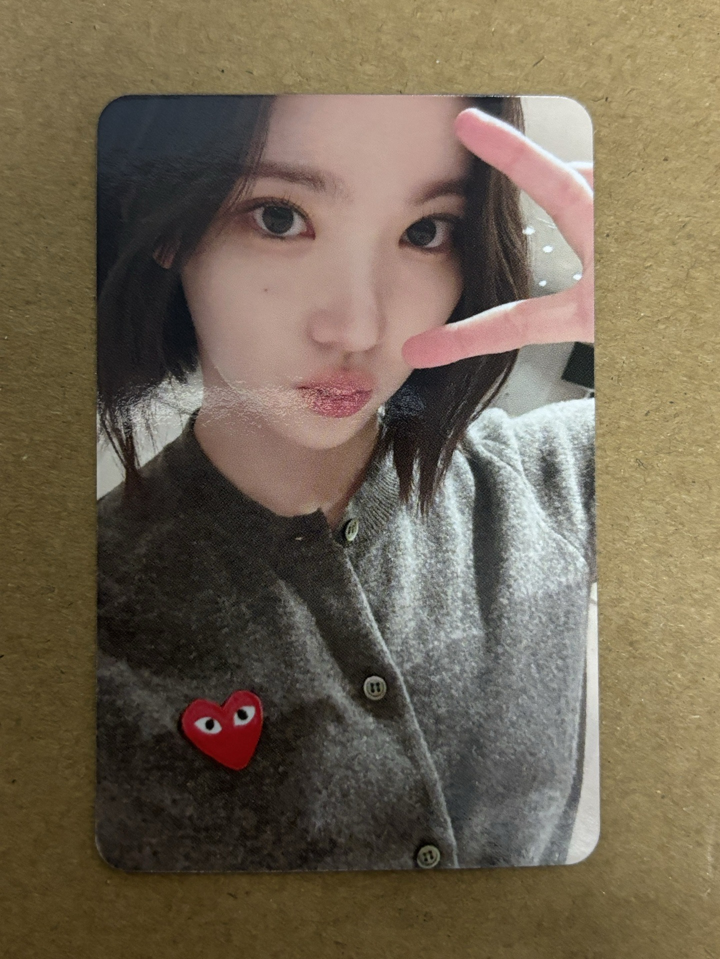 H2H jiwoo 單一 sr 1.0 簽售卡 