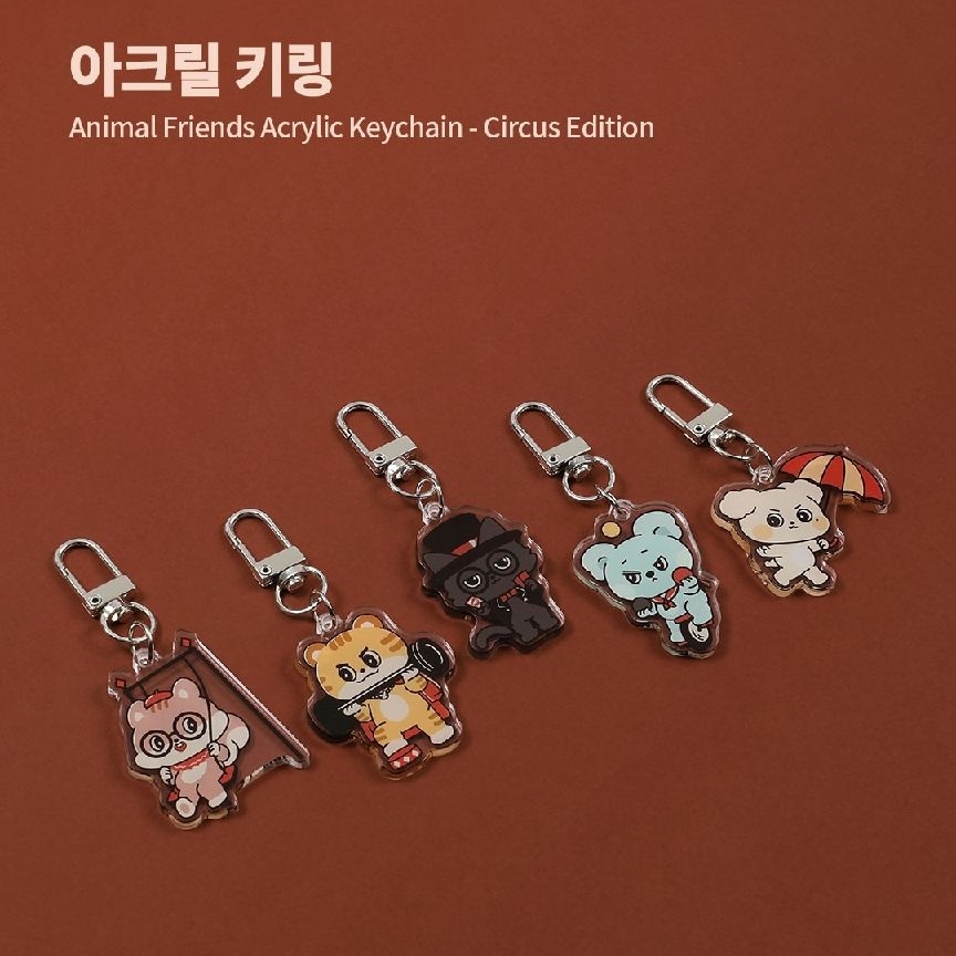 [預購]馬戲團鑰匙圈